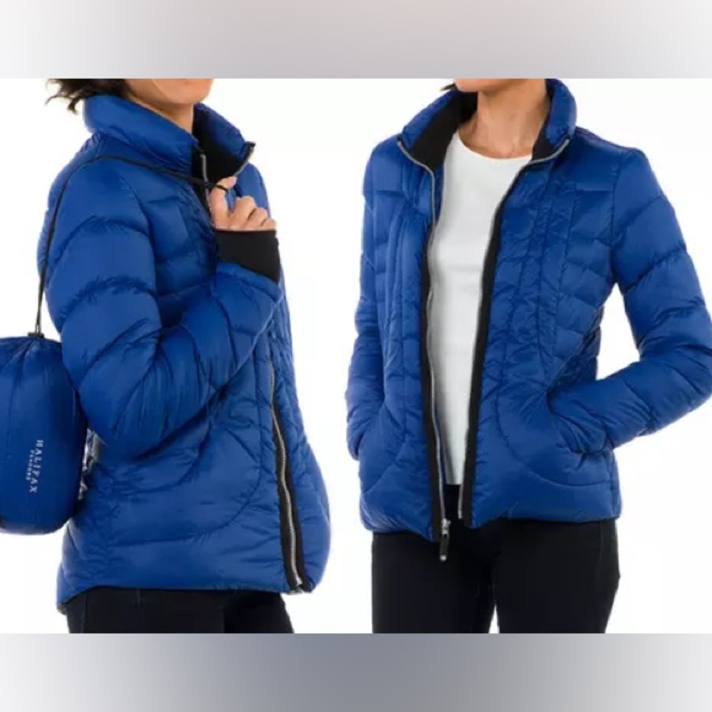 Halifax Women's Packable Down Jacket blue size S